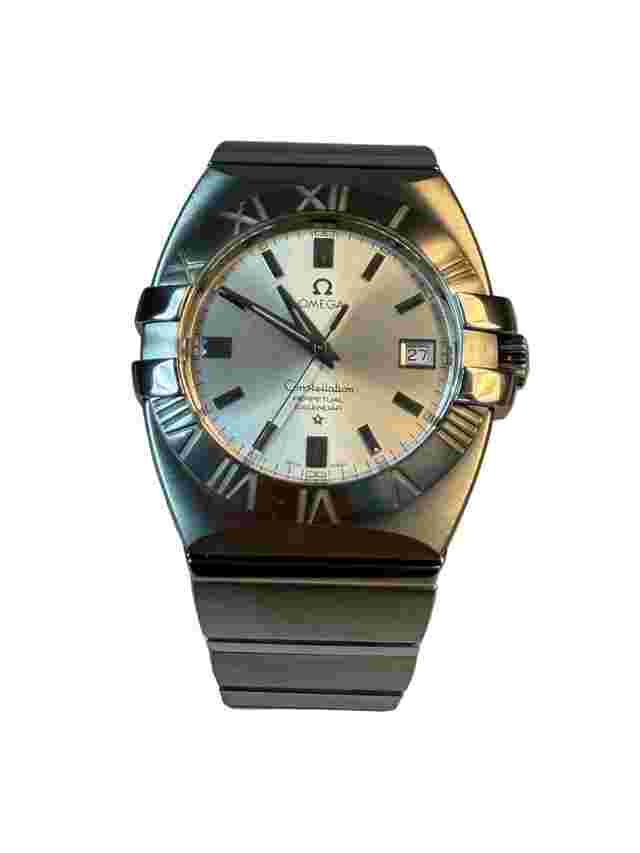 Omega Constellation Double Eagle Perpetual Calendar Stainless Steel Men’s Watch