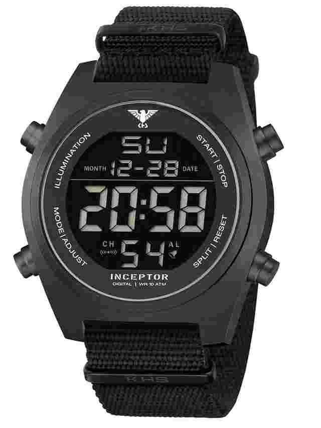 KHS INCBSD.NB Herrenuhr Inceptor Steel Digital