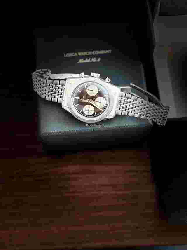 Lorca MODEL No.2 CHRONOGRAPH FIRST RUN Prod 1/150 Worldwide Complete Set+Extra Strap MINT