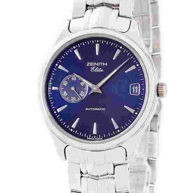 Zenith Elite Watches 02.0040.680/51 Class Elite Date Blue Small Seconds Post-Vintage