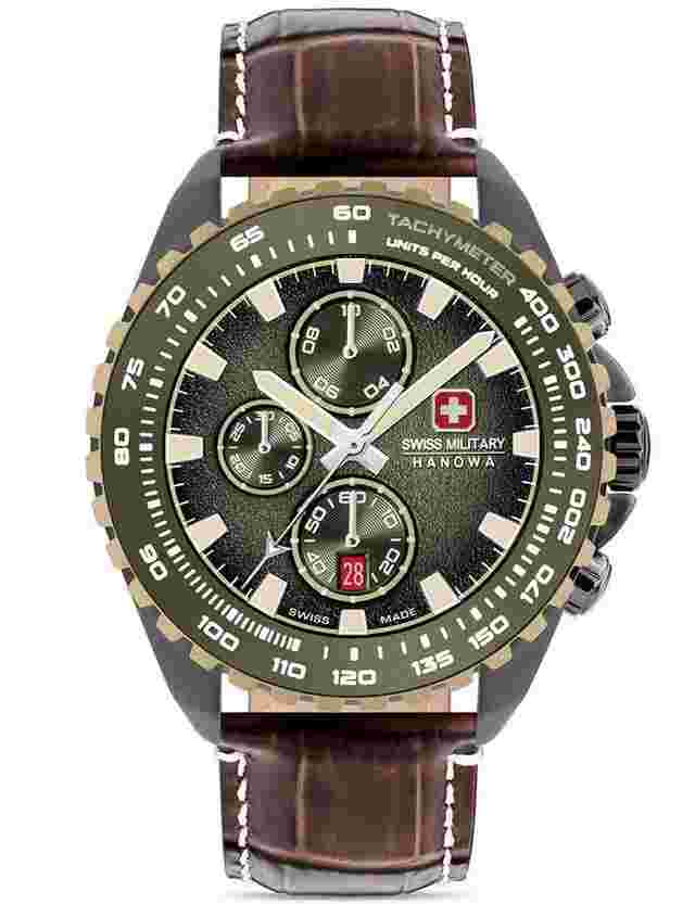 Swiss Military Hanowa SMWGC0001840 Herrenuhr Stone Marten Chrono 45mm 10ATM