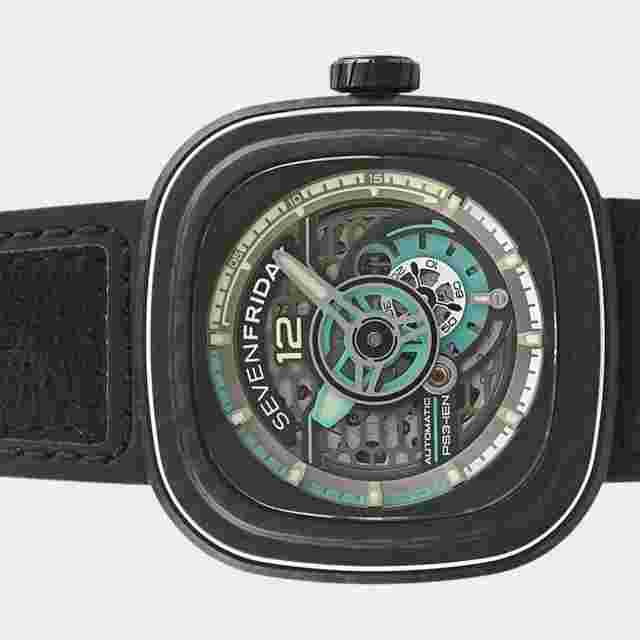 Sevenfriday PS3/01 / Steel&Carbon / 47.0 x 47.6 mm / Box&Papers / PS3/01