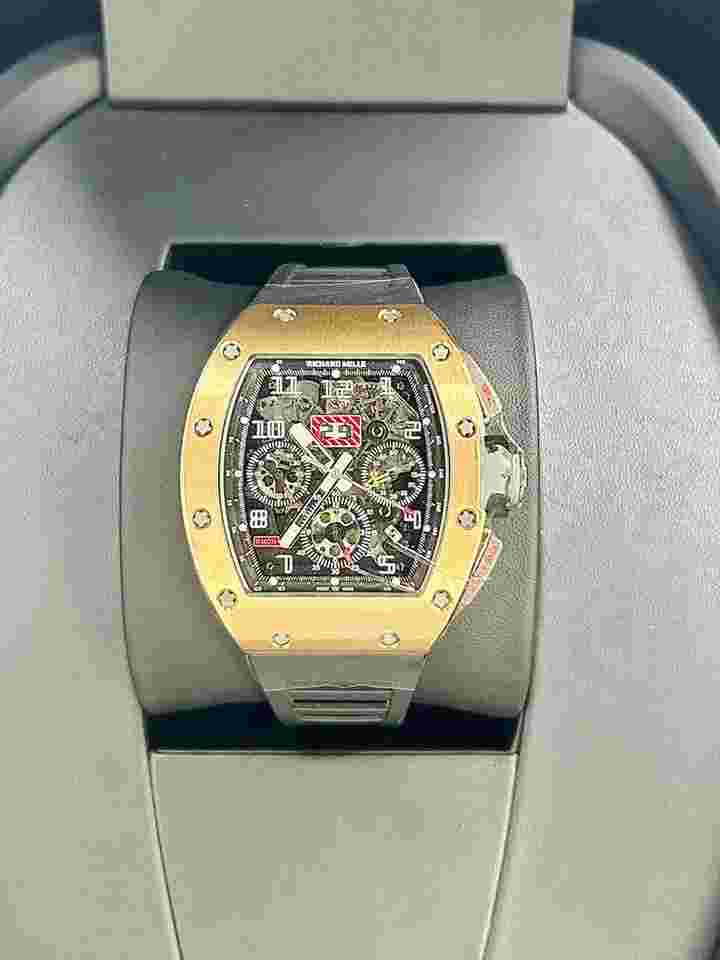 Richard Mille RM 011 Felipe Massa 2016 FULL SET ROSE GOLD AND TITANIUM CASING
