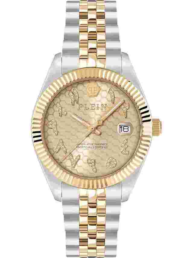 Philipp Plein PWYFA0526 Damenuhr Date Superaltive 34mm 5ATM