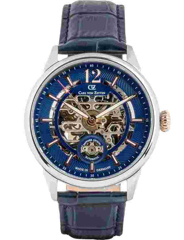 Carl von Zeyten CVZ0080BLRS Herrenuhr Schramberg Automatik Limited Edition 43mm 5ATM