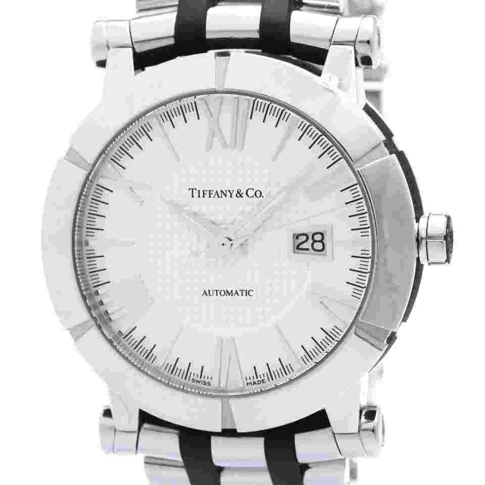 Tiffany Atlas Steel Rubber Automatic Watch Z1000.70.12A10A00A Polished