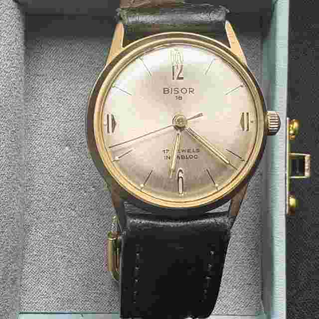 BWC-Swiss Bisor 18 BWC Swiss Bisor 18 Vintage Mens Watch Manual Wind 17 Juwels