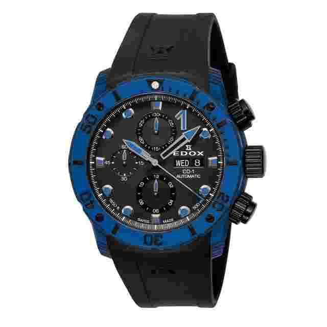 Edox CARBON CHRONOGRAPH<br>AUTOMATIC 01125-CLNBUN-NINBU 01125-CLNBUN-NINBU Japan Official New Full Set