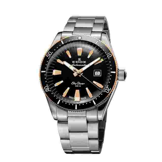 Edox DATE AUTOMATIC<br>LIMITED EDITION 80126-357RNM-NIRB 80126-357RNM-NIRB Japan Official New Full Set