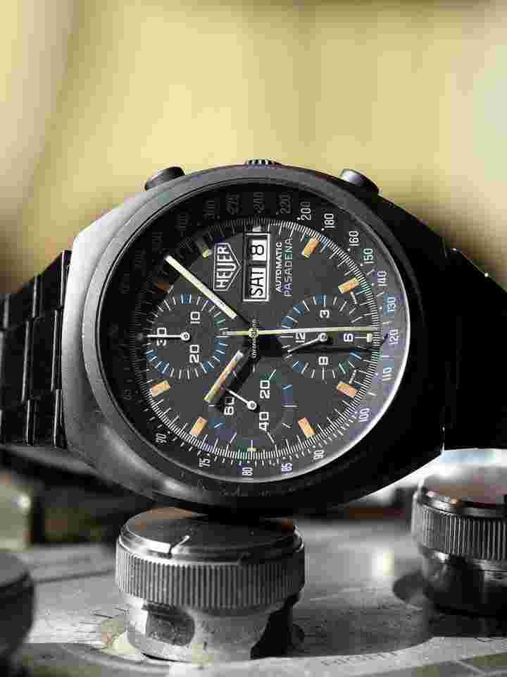 Heuer
1980s Heuer Pasadena Chronograph (Ref. 750.501) 'Factory PVD'