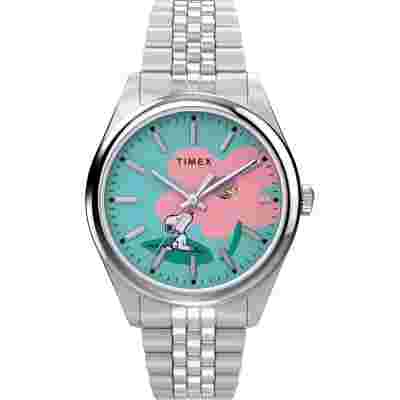 Timex X Peanuts TW2Y52600 Peanuts x Timex Legacy Snoopy with Flower Dial Watch